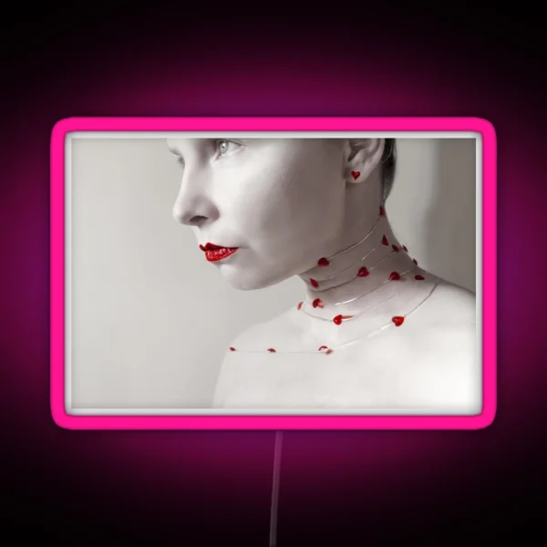 Heart Choker RGB Neon Sign