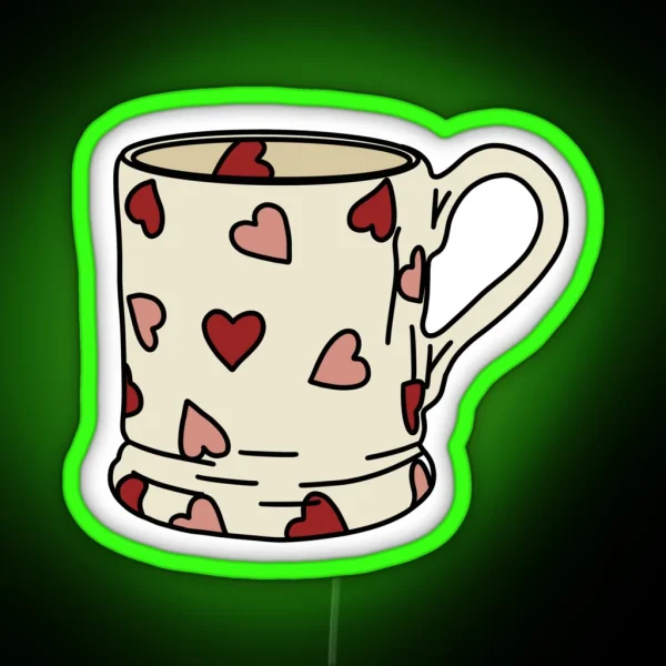 Heart Mug Emma Bridgewater Led RGB Neon Sign