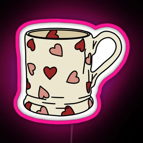 Heart Mug Emma Bridgewater Led RGB Neon Sign