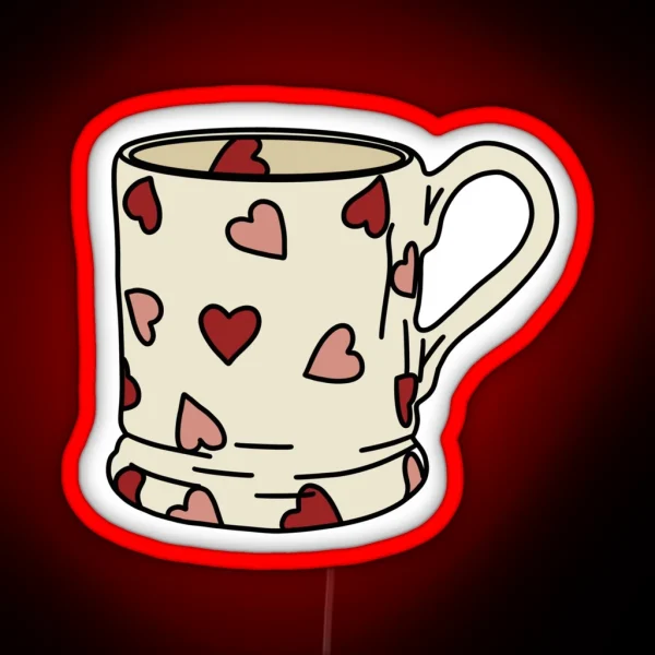Heart Mug Emma Bridgewater Led RGB Neon Sign