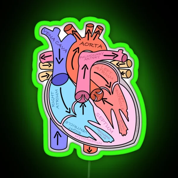 Heart RGB Neon Sign