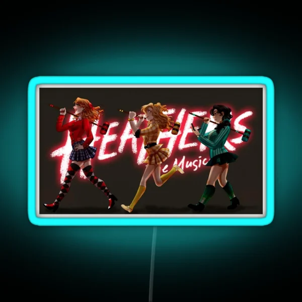 Heather C M D RGB Neon Sign