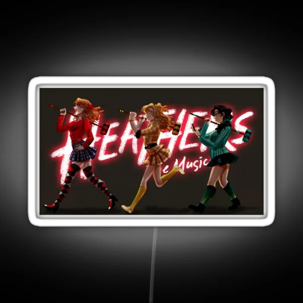 Heather C M D RGB Neon Sign
