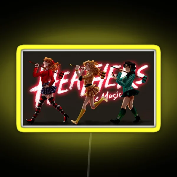 Heather C M D RGB Neon Sign
