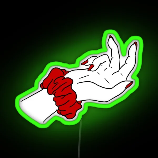 Heather Chandler Hand RGB Neon Sign
