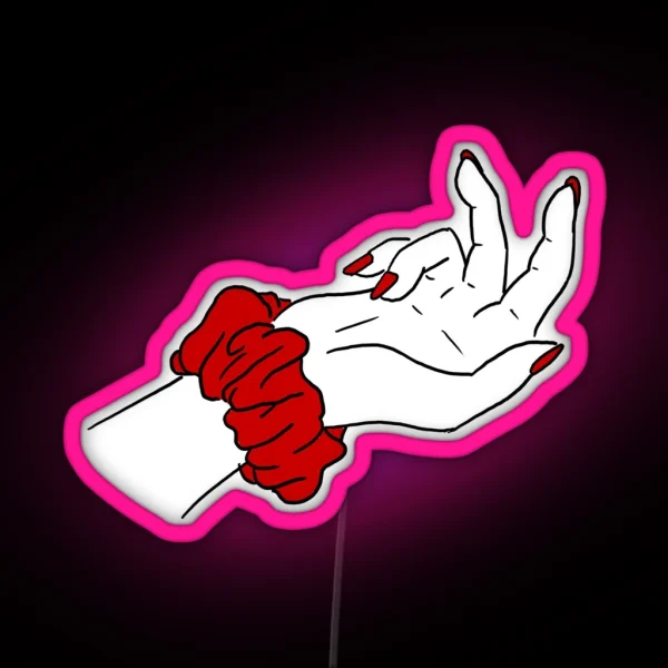 Heather Chandler Hand RGB Neon Sign