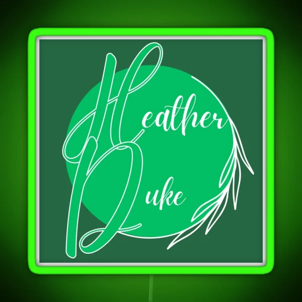 Heather Duke Heathers Logo RGB Neon Sign