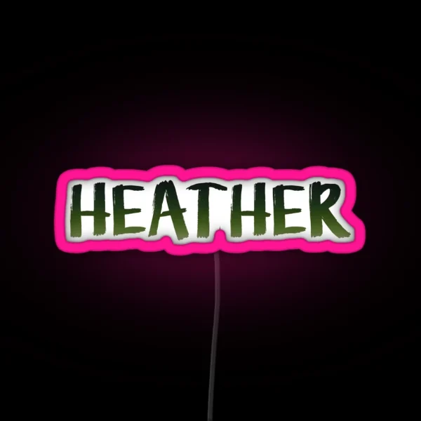 Heather Duke RGB Neon Sign