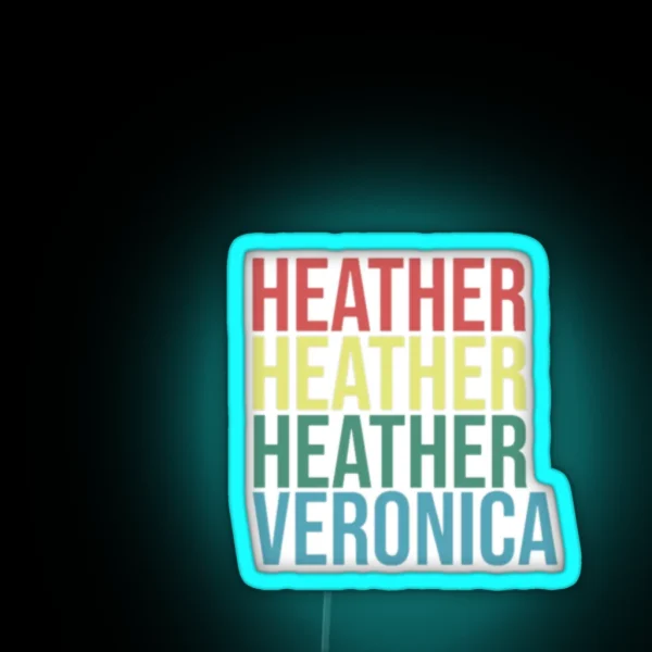 Heather Veronica RGB Neon Sign