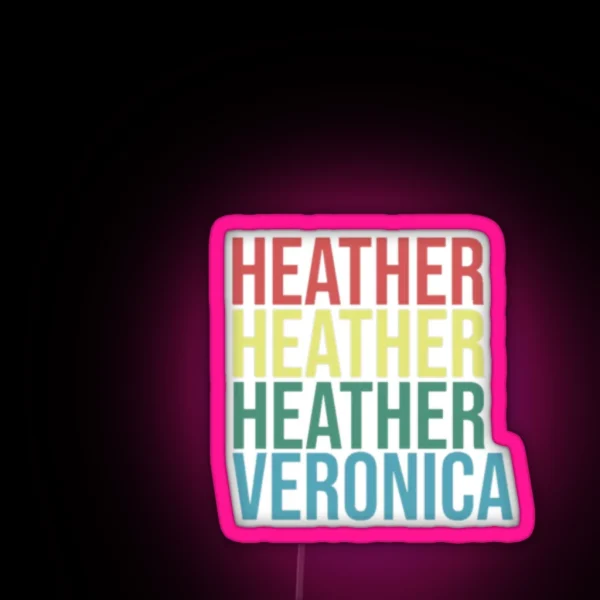 Heather Veronica RGB Neon Sign