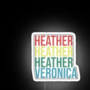 Heather Veronica RGB Neon Sign