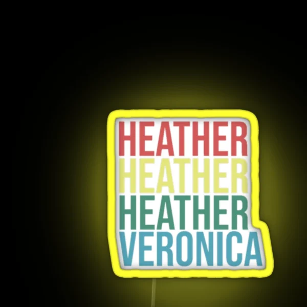 Heather Veronica RGB Neon Sign