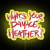 Heathers Quote WHAT S YOUR DAMAGE HEATHER Black RGB Neon Sign - Image 5
