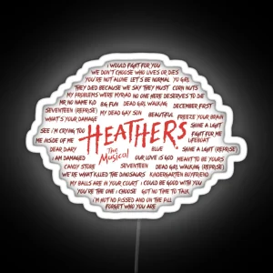 HEATHERS RGB Neon Sign