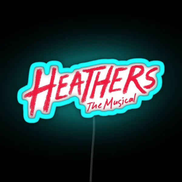 Heathers The Musical Logo RGB Neon Sign