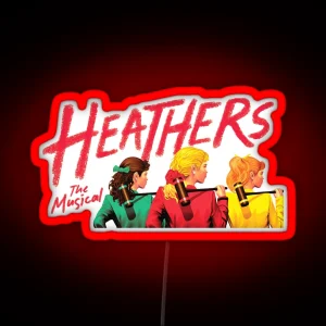 Heathers The Musical What S Your Damage Classic RGB Neon Sign