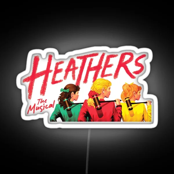 Heathers The Musical What S Your Damage Classic RGB Neon Sign