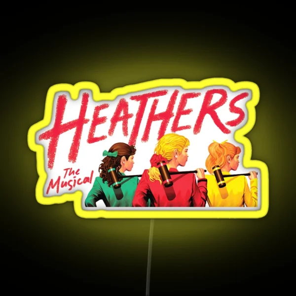 Heathers The Musical What S Your Damage Classic RGB Neon Sign