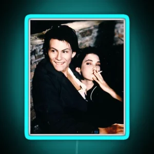 Heathers Winona Ryder And Christian Slater RGB Neon Sign