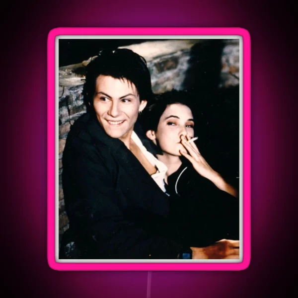 Heathers Winona Ryder And Christian Slater RGB Neon Sign