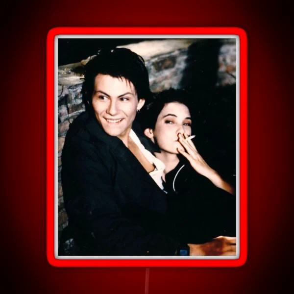 Heathers Winona Ryder And Christian Slater RGB Neon Sign
