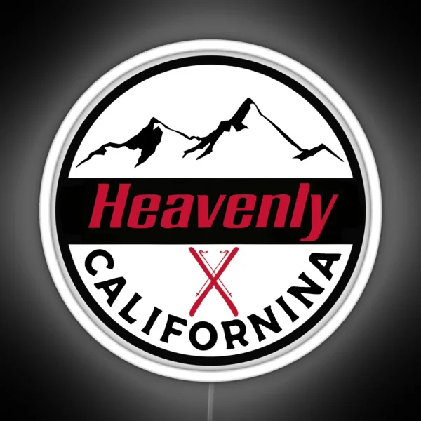 Heavenly Ski Resort RGB Neon Sign
