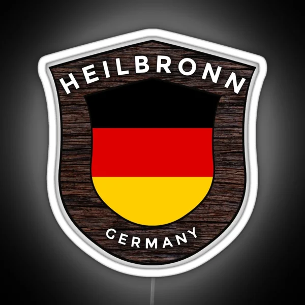 Heilbronn Germany Emblem Flag RGB Neon Sign