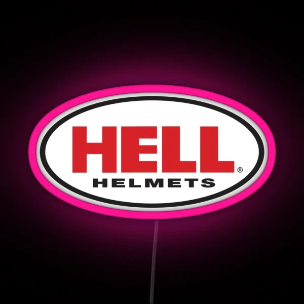 HELL HELMET RGB Neon Sign