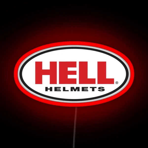 HELL HELMET RGB Neon Sign