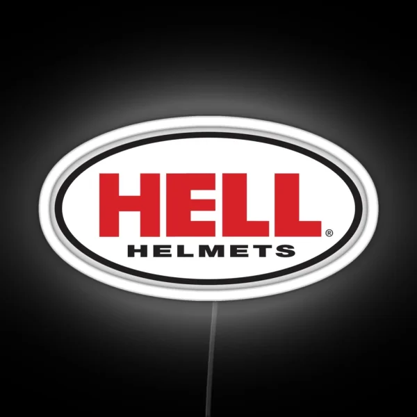 HELL HELMET RGB Neon Sign