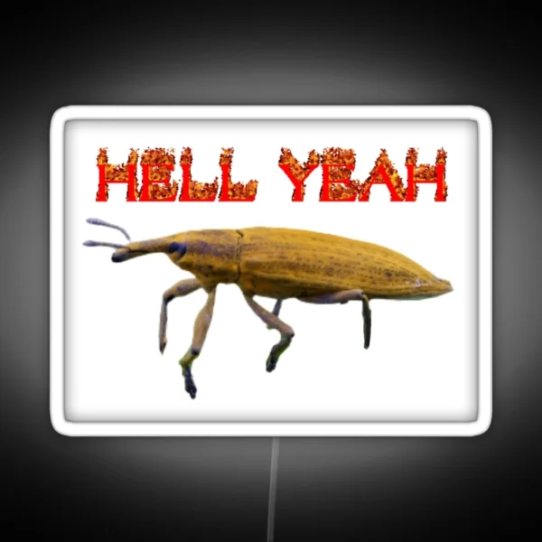 Hell Yeah Weevil RGB Neon Sign