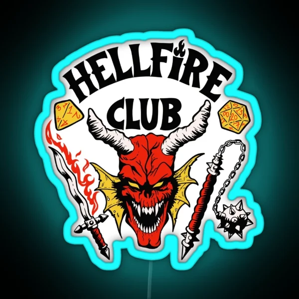 Hellfire RGB Neon Sign