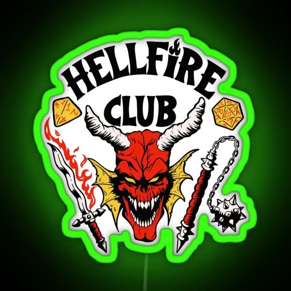 Hellfire RGB Neon Sign