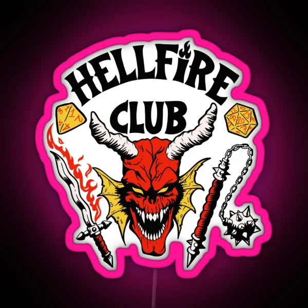 Hellfire RGB Neon Sign