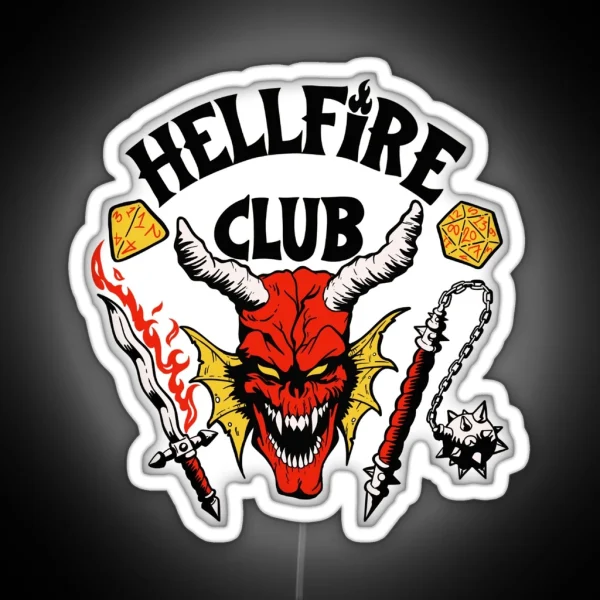 Hellfire RGB Neon Sign