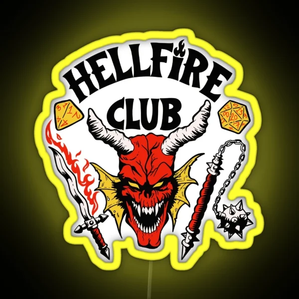 Hellfire RGB Neon Sign