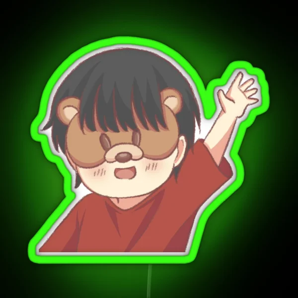 Hello Chibi RGB Neon Sign