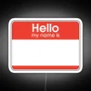 Hello My Name Is RGB Neon Sign - Image 4
