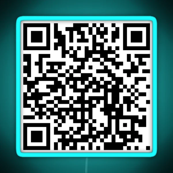 Hello There QR RGB Neon Sign