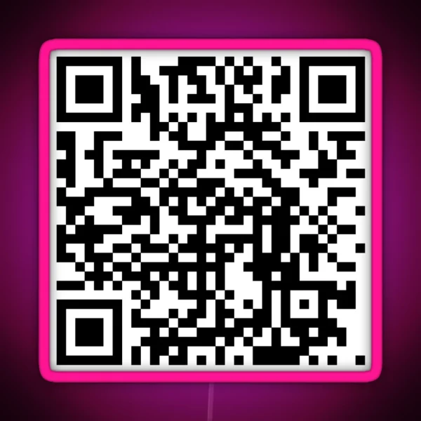 Hello There QR RGB Neon Sign
