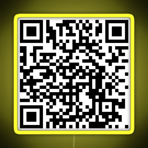Hello There QR RGB Neon Sign
