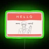 Hello Zuko Here Name Tag RGB Neon Sign - Image 4