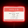 Hello Zuko Here Name Tag RGB Neon Sign - Image 2
