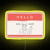 Hello Zuko Here Name Tag RGB Neon Sign - Image 5