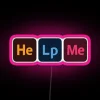 Help Me RGB Neon Sign - Image 6