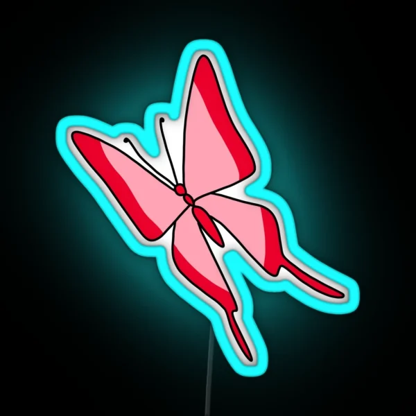 Hemotropic Butterfly RGB Neon Sign