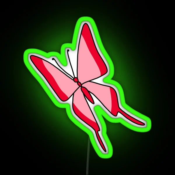 Hemotropic Butterfly RGB Neon Sign