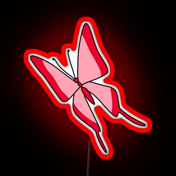 Hemotropic Butterfly RGB Neon Sign