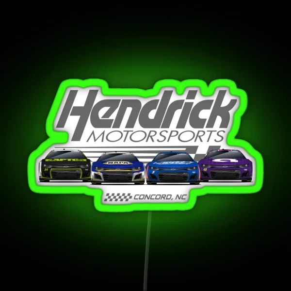 Hendrick Motorsports 2023 RGB Neon Sign