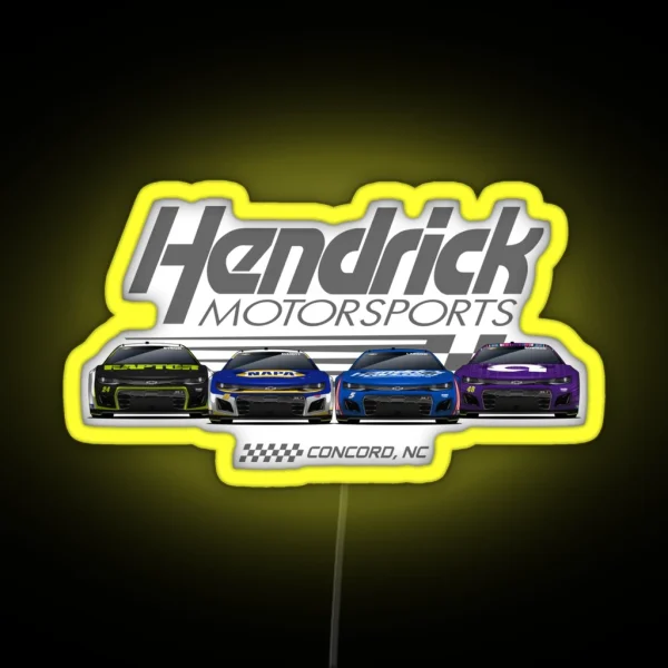 Hendrick Motorsports 2023 RGB Neon Sign